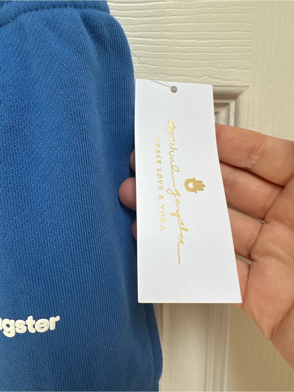NWT Spiritual Gangster Blue Sweatpants - Picture 5 of 10